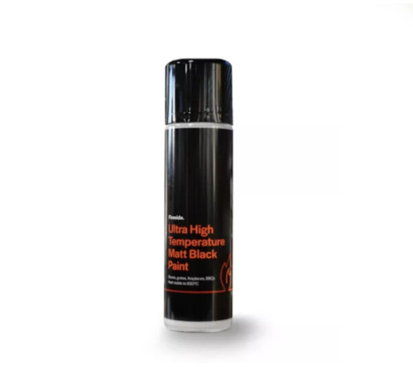 Gallery Fireside Products 450ml Aerosol Paint Matt Black
